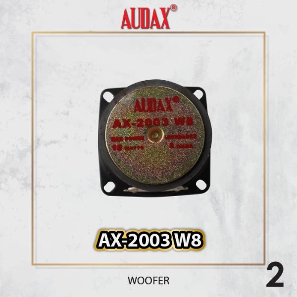 Audax - Speaker pasif 2" AX-2002 W4 / AX - 2003 W8 Woofer